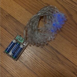 Snowflake String Lights with Battery Pack